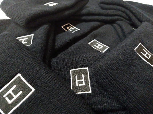 12pc Knit Beanie + Custom Logo