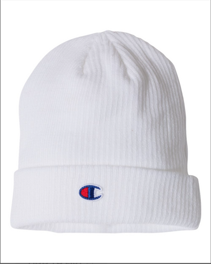 48pc Champion Beanie +  Your Custom Logo