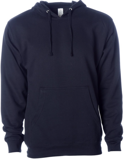 12pc Premium Midweight Hoodie  + Custom Logo -