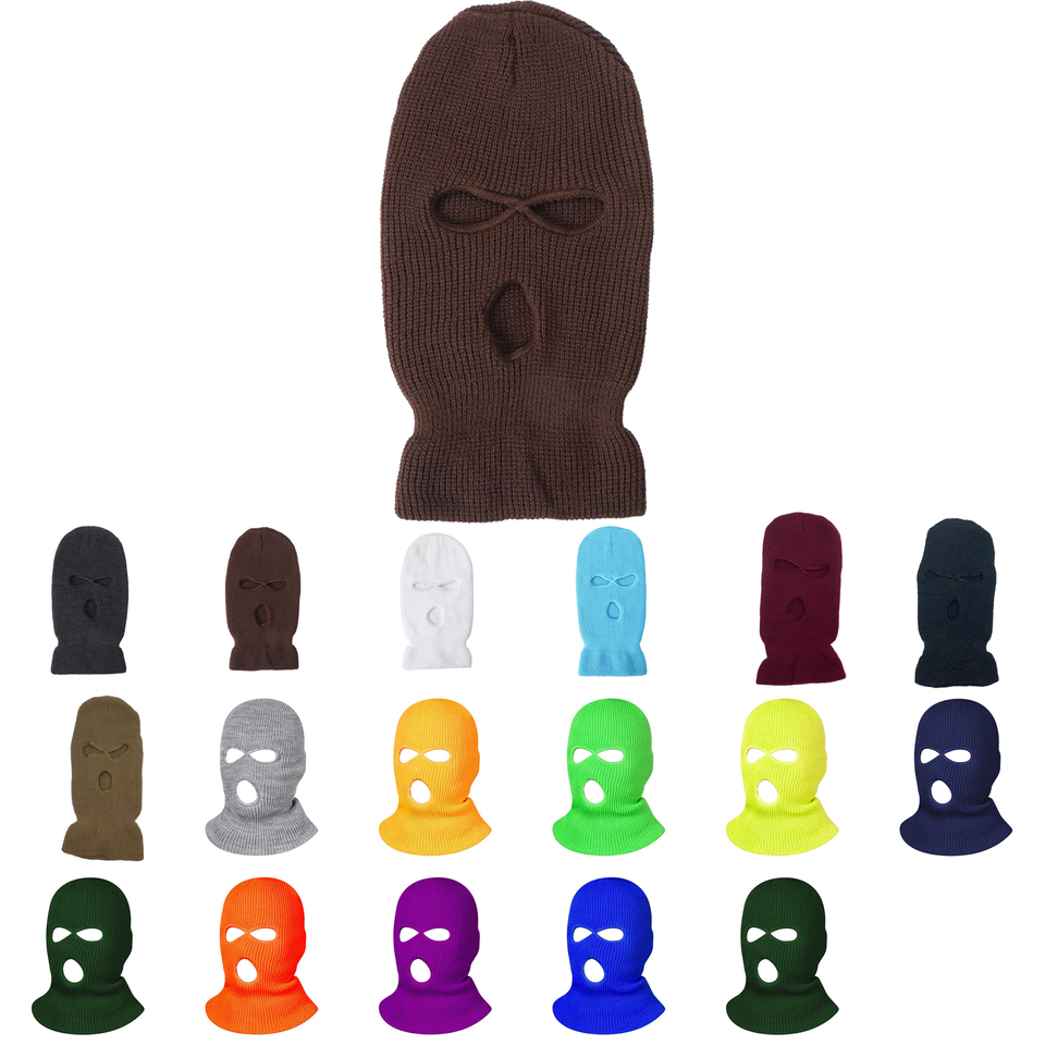 48pc Basic 3 Hole Ski Mask