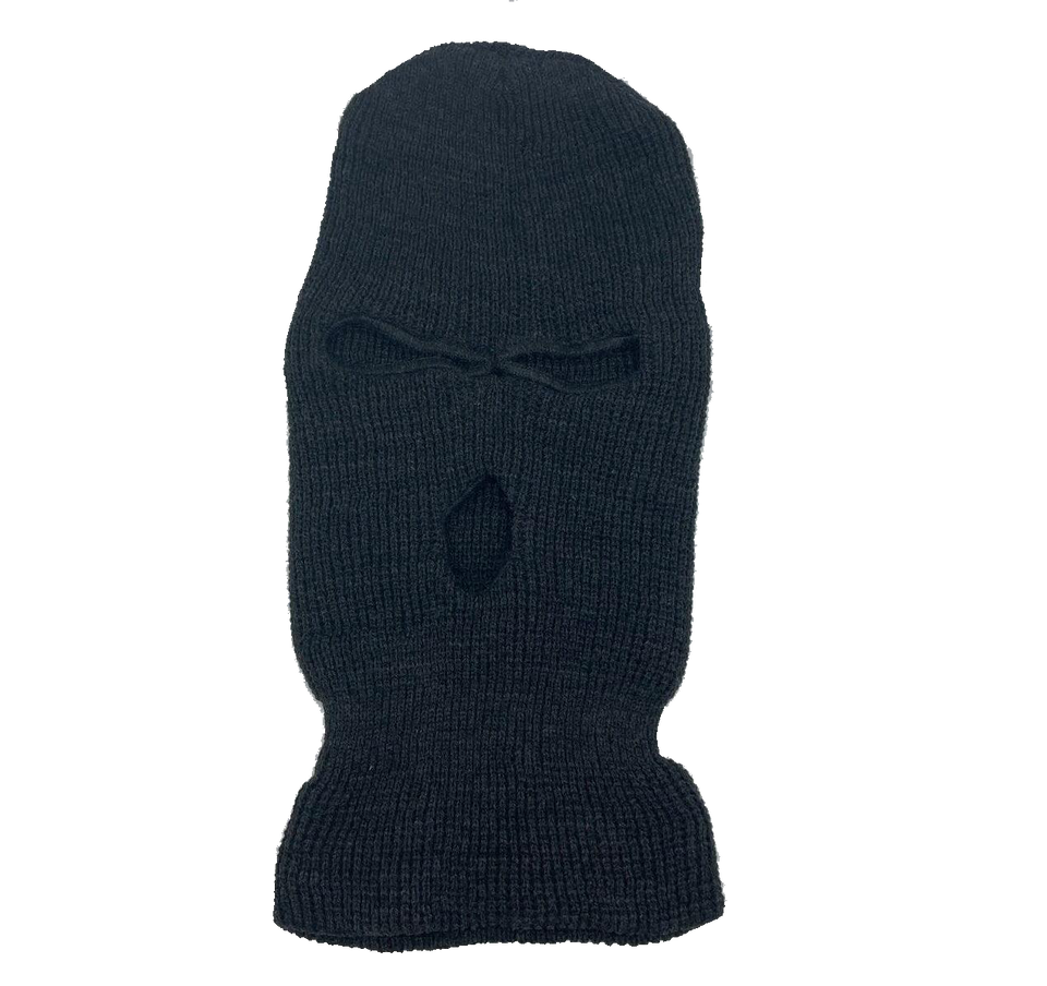 12pc 3 Hole Ski Mask  + Custom Logo