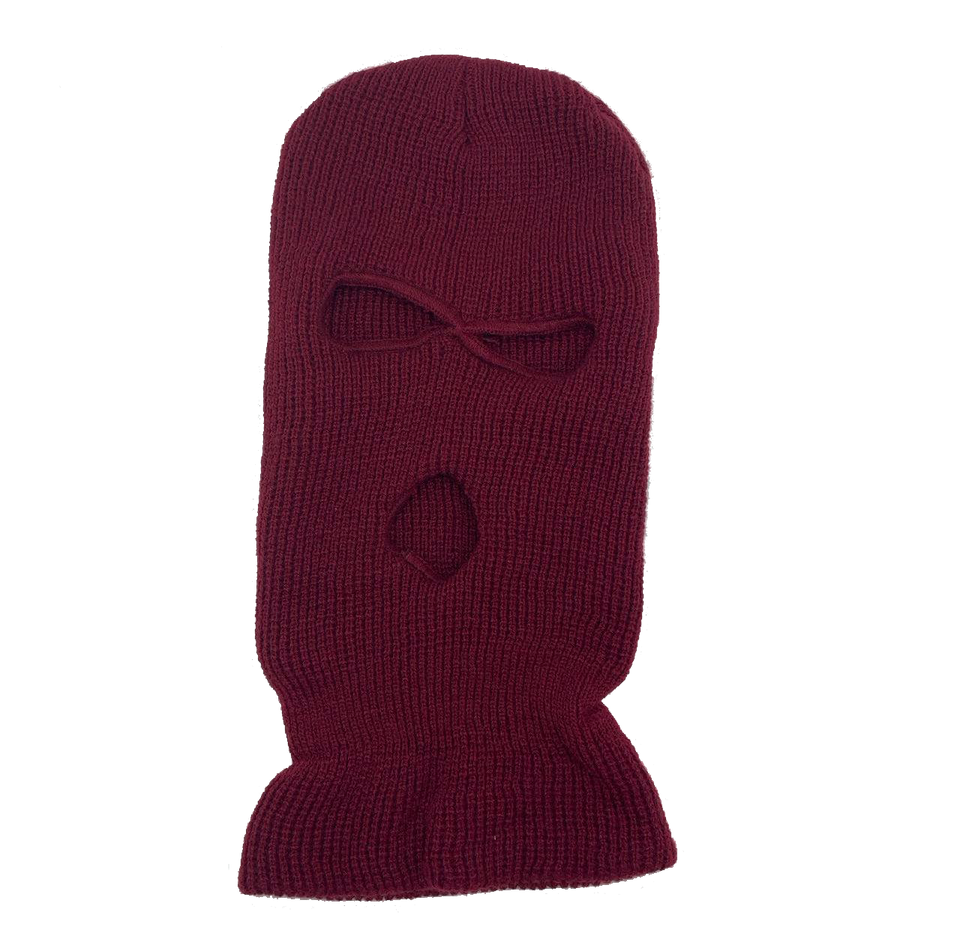 12pc 3 Hole Ski Mask  + Custom Logo